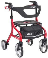 Drive Nitro Sprint Rolling Walker Red